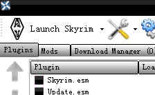 SkyrimLauncher.exe還是能打開的哦。遊戲設置也能還在裏面調，就是點開始遊戲木有反應。。。我頓時就膝蓋中箭了~兩個膝蓋。