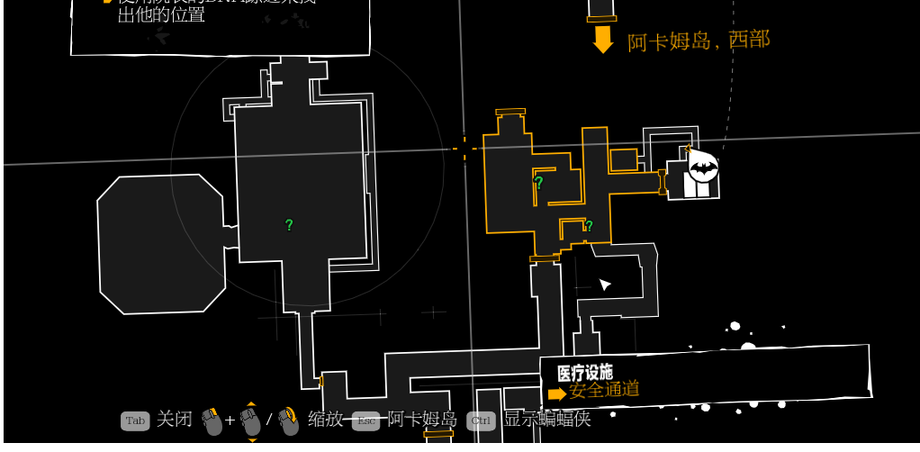 疯人院地图图片