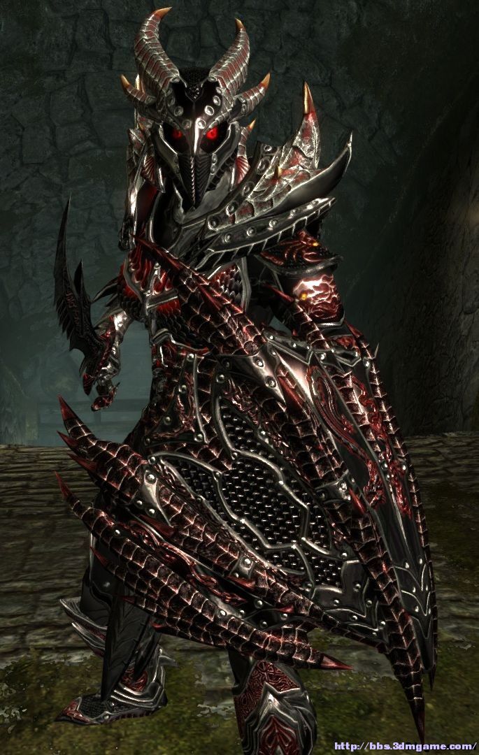 应求,发个以前收藏的高清血色恶魔甲替换版,效果岗岗滴